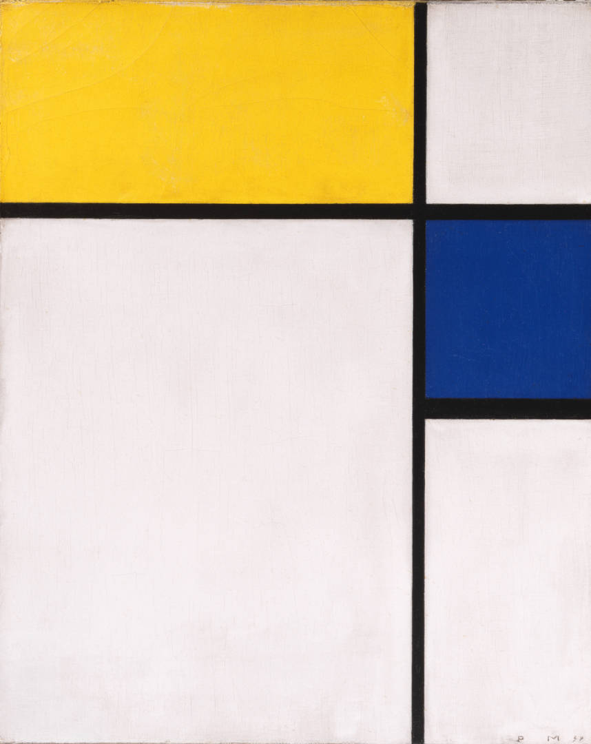 Composition with Blue and Yellow (1932)